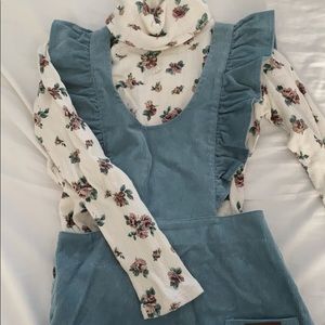 Tocoto Vintage boutique girls pinafore dress